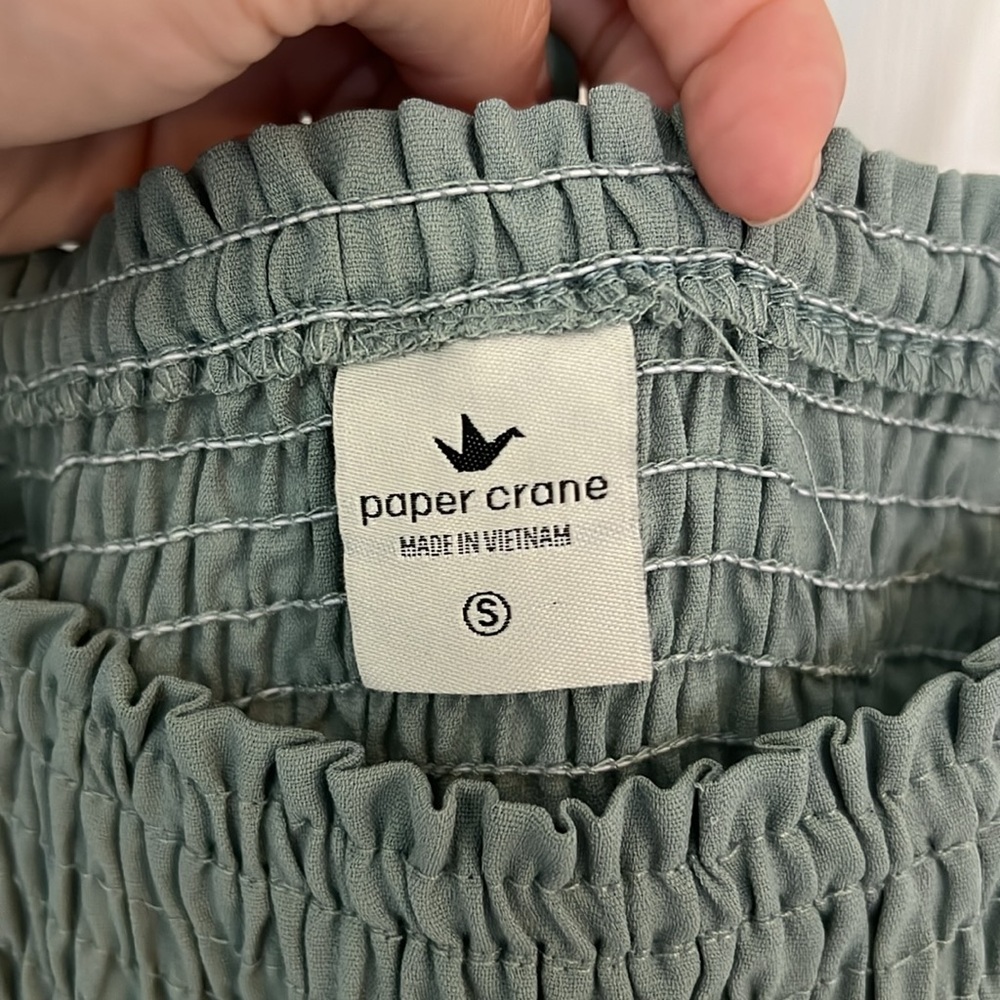 Paper Crane Babydoll Tank - Picture 2 of 4